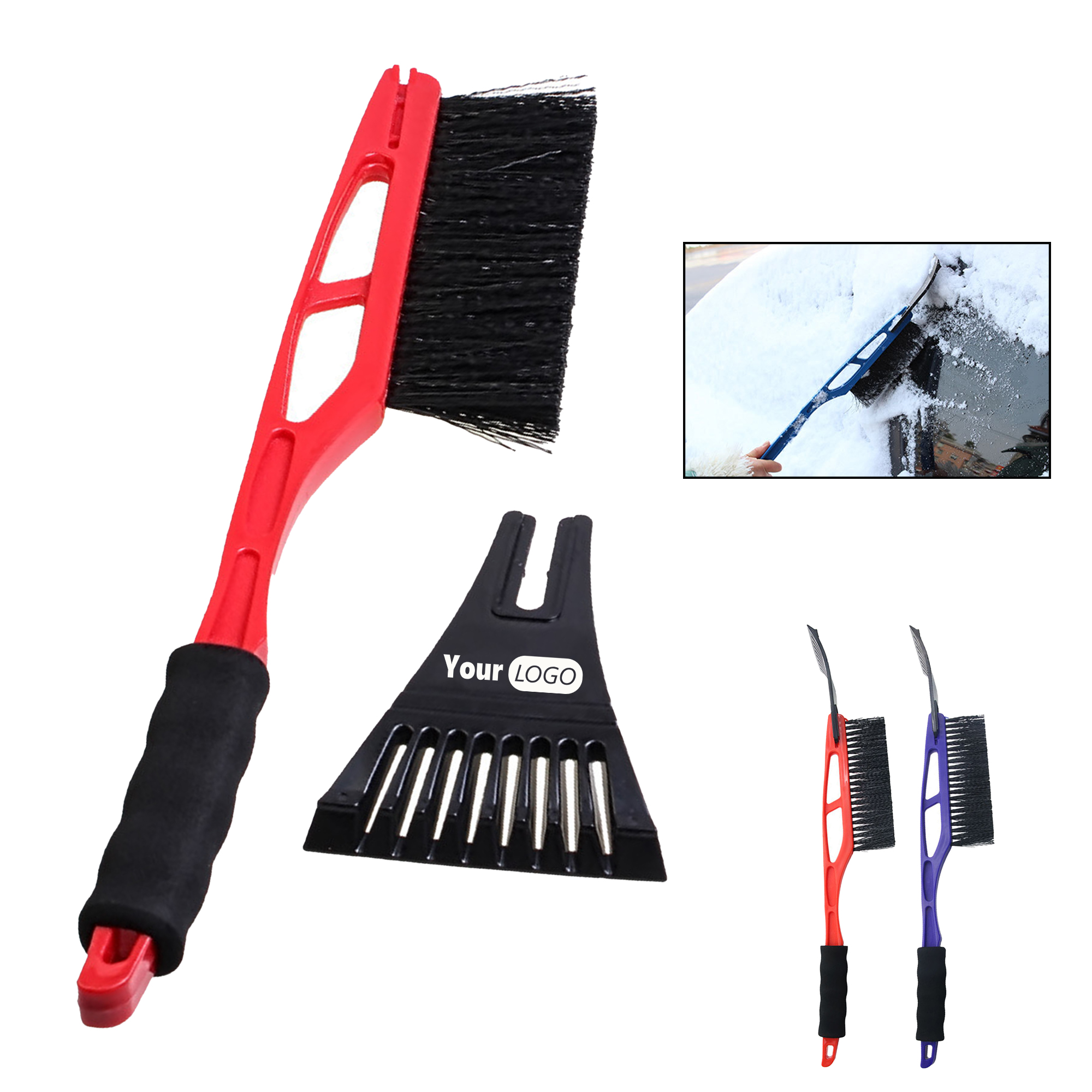 2-In-1 Snow Brush And Ice Scraper 5