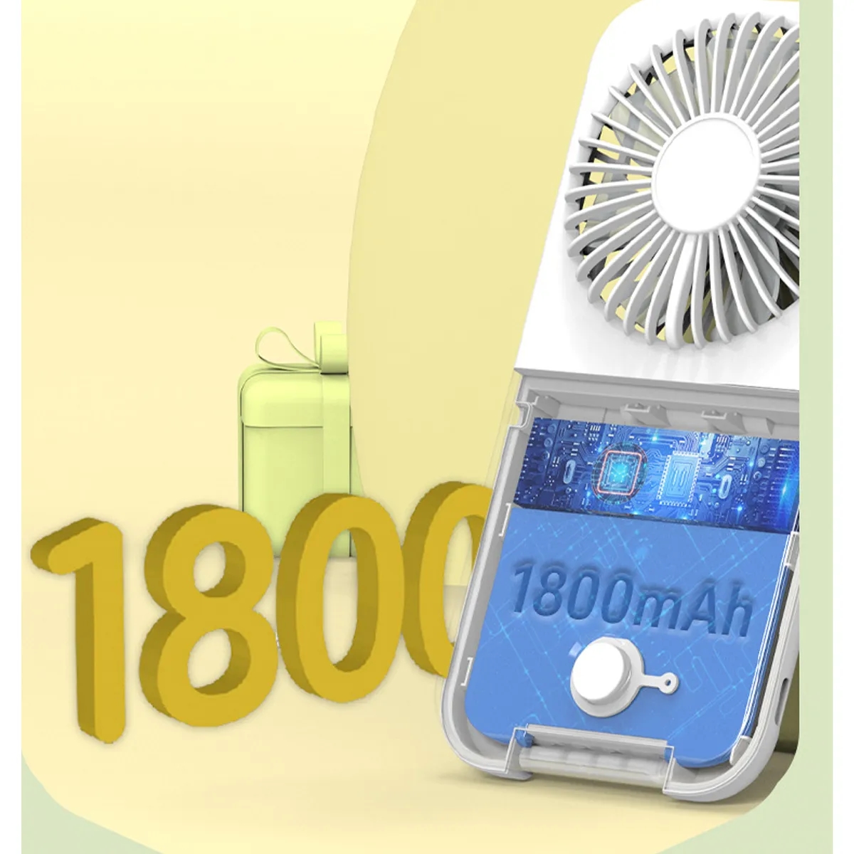Mini Portable Foldable Rechargeable Small Personal Fan 4