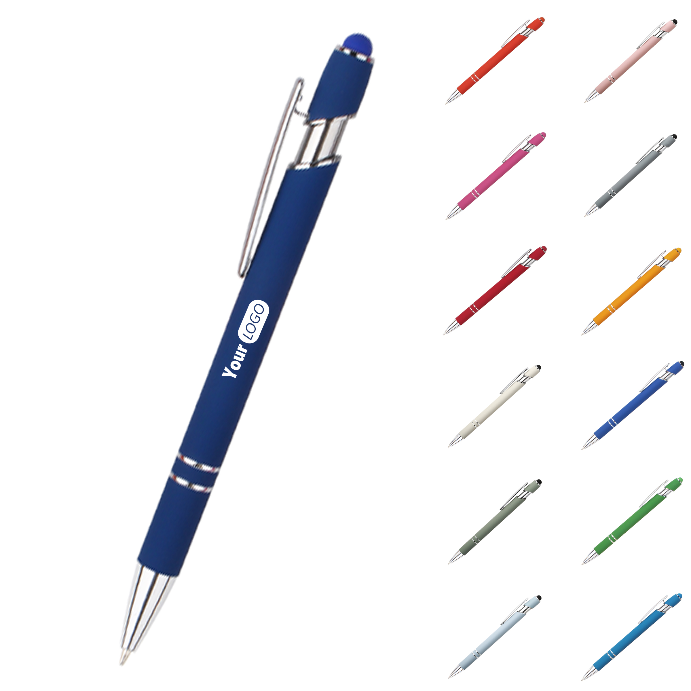 Aluminum Colored Press Pen 4