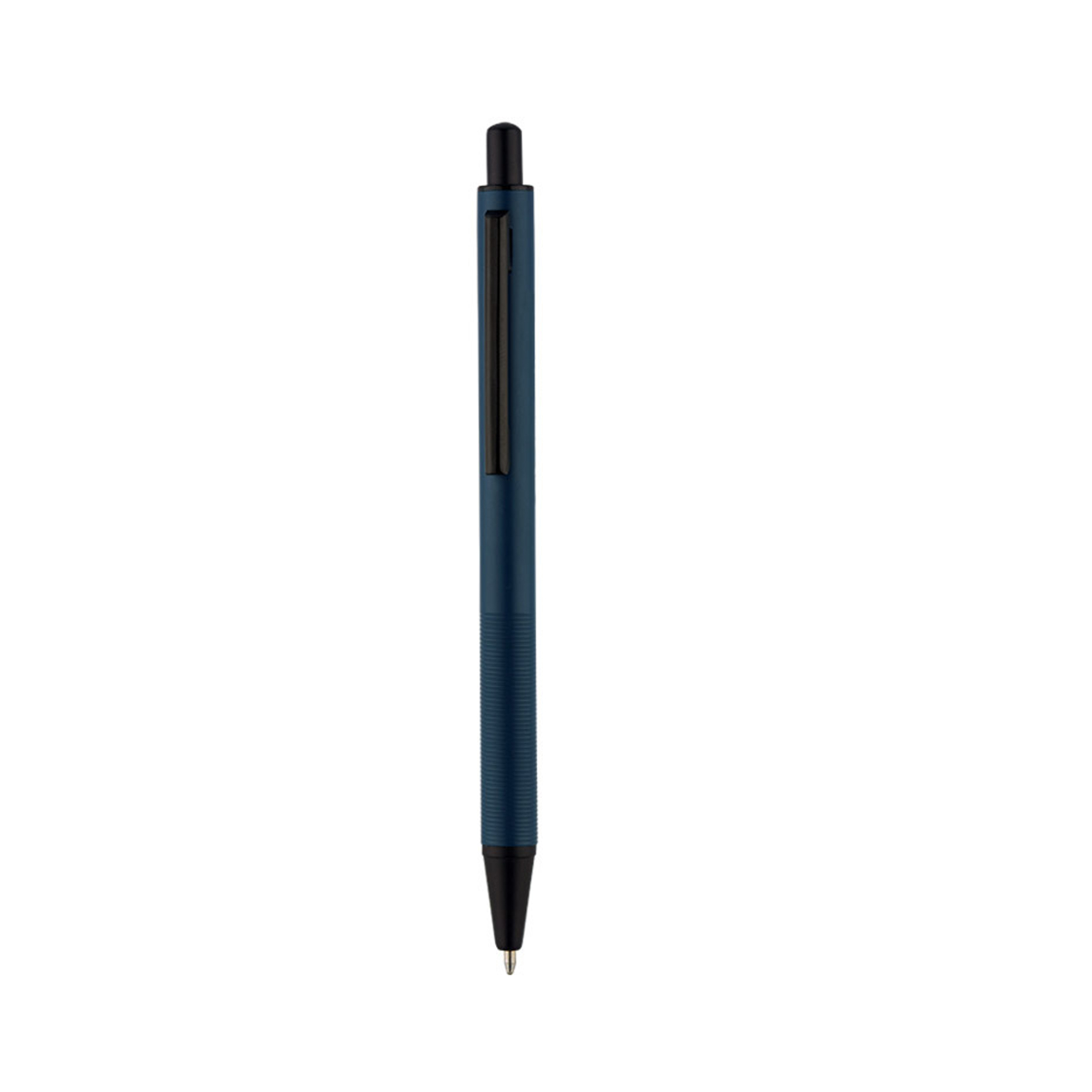 Aluminum Alloy Retractable Ballpoint With Ridged Grip 2