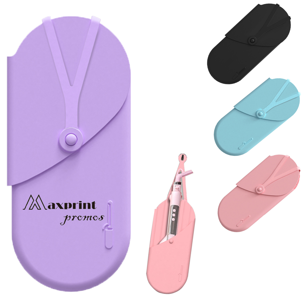 Heat Resistant Silicone Mat Pouch for Curling Irons 2