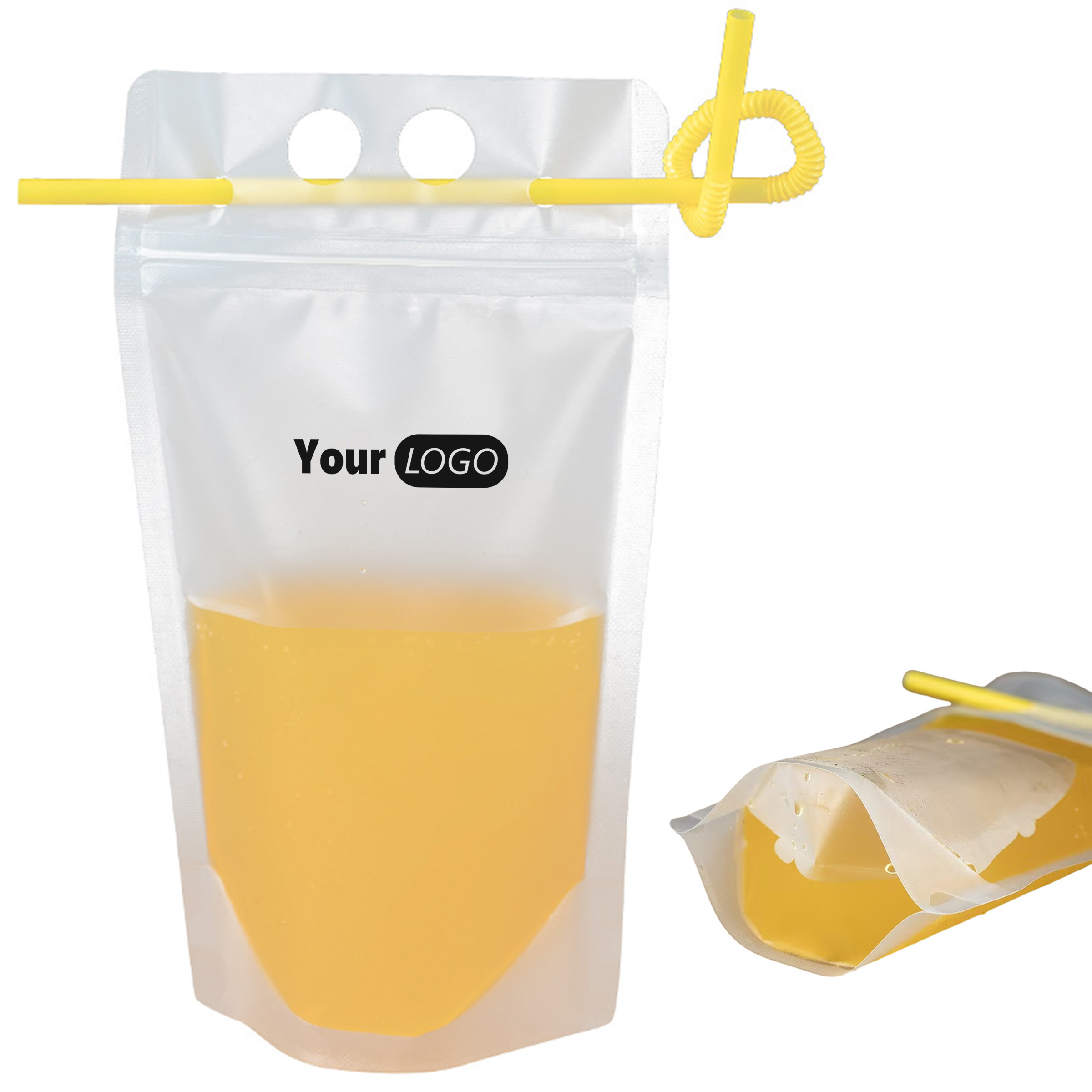 Plastic Portable 16Oz Drink Pouches For Refreshment On The Go 2