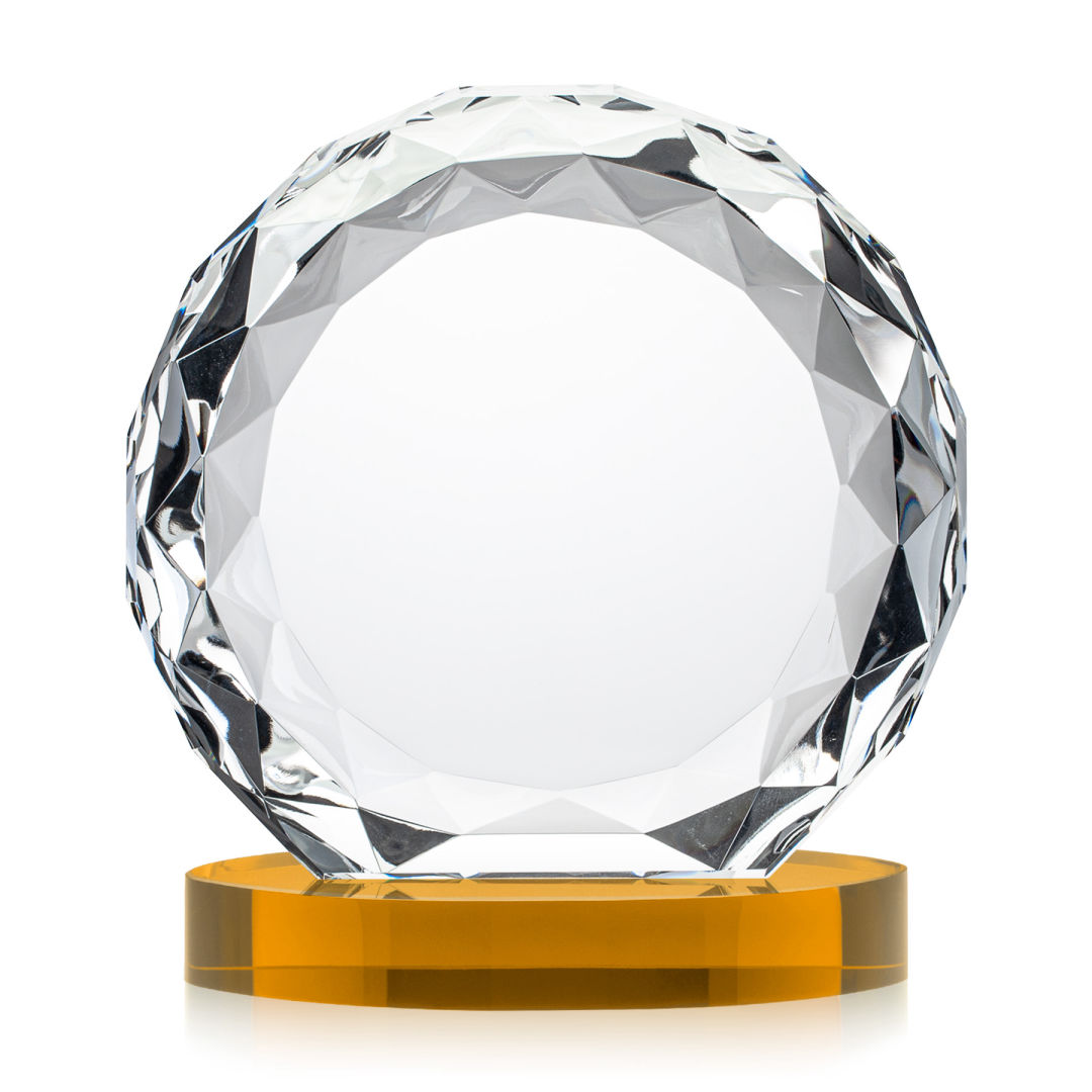 Seville VividPrint™ Award on Alberton Base - Amber 6