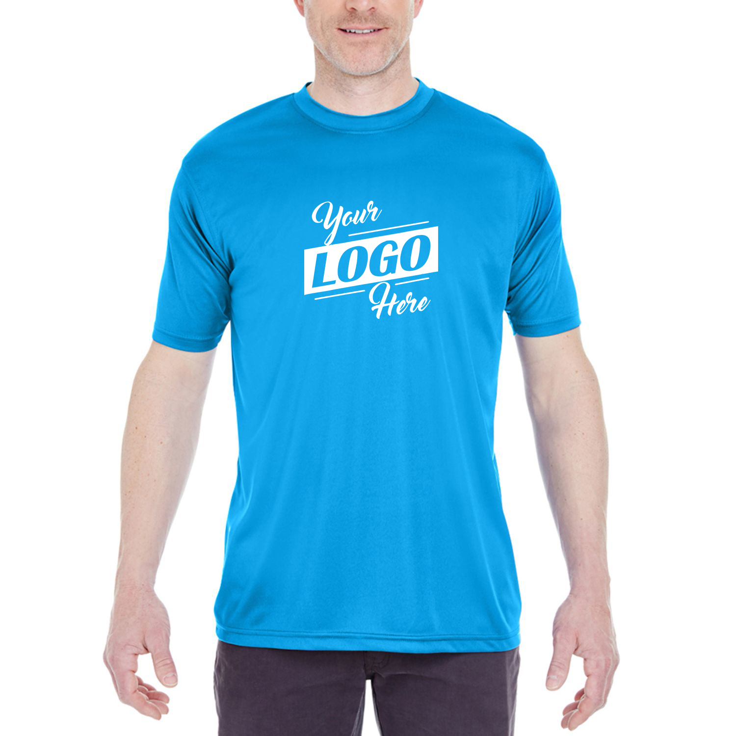 UltraClub 4 oz. 100% Micro-Polyester Cool & Dry Performance T-Shirts 1