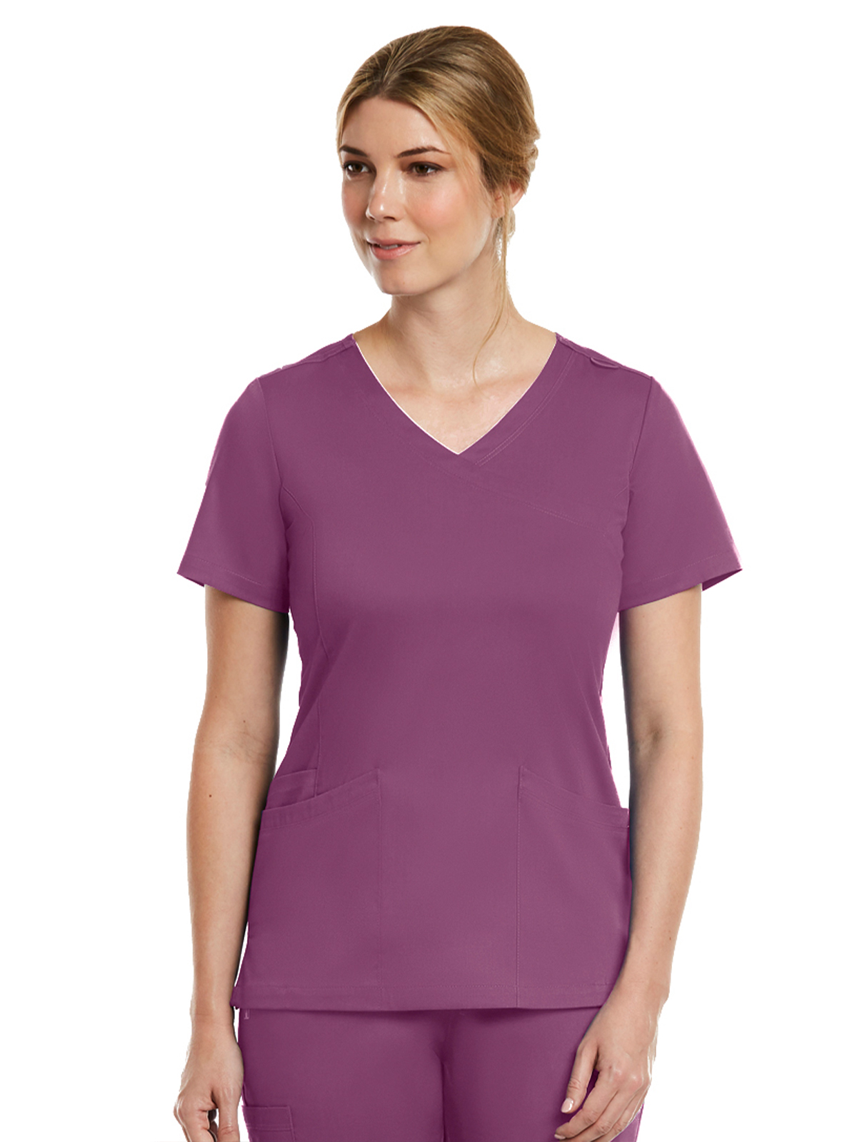 Maevn - Matrix - Women's Three-Pocket Curved Mock Wrap Top 39