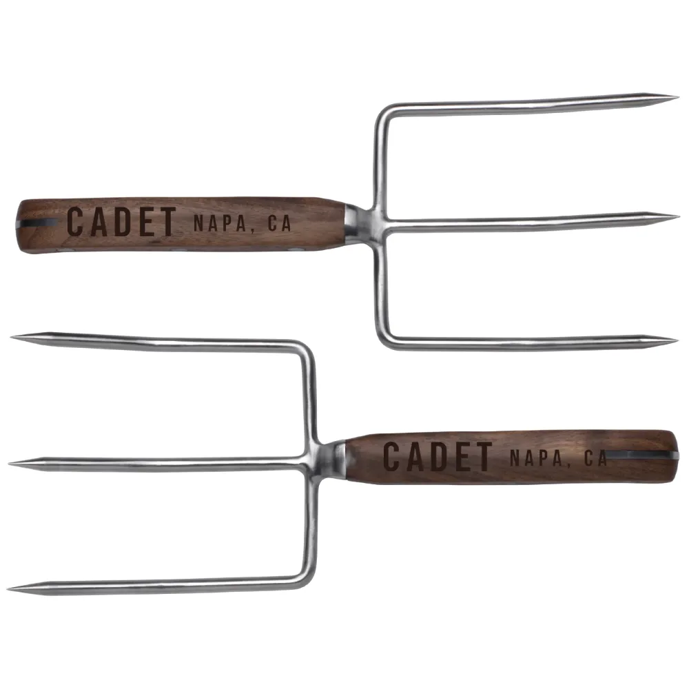 Turkey Lifter Forks in Rosewood Gift Box 5