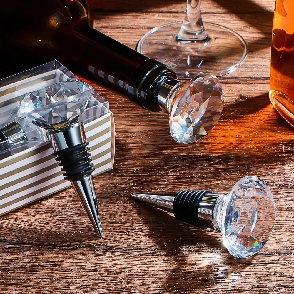 Crystal Diamond Wine Stopper 8
