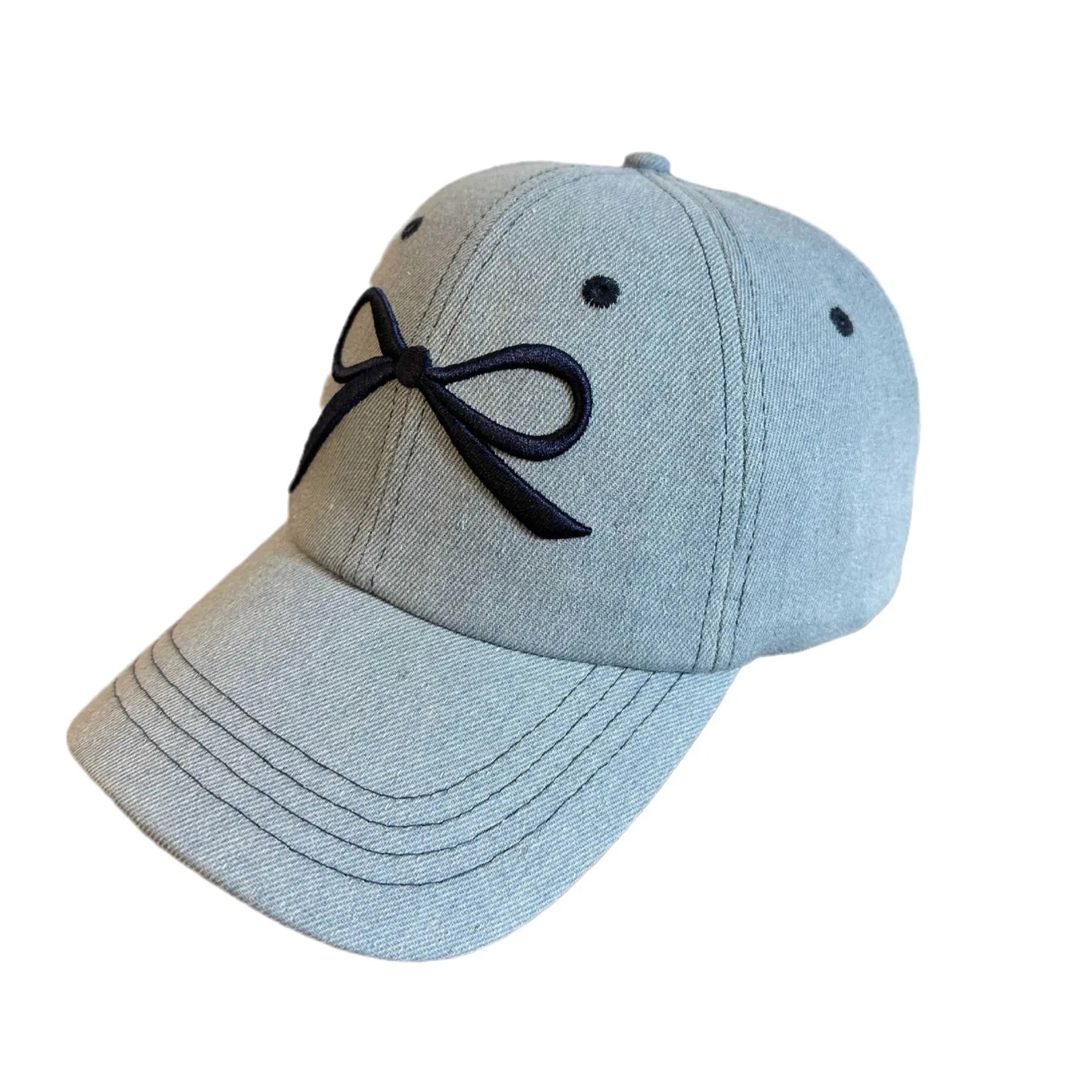 Cotton Versatile Bow Duck Tongue Hat 3