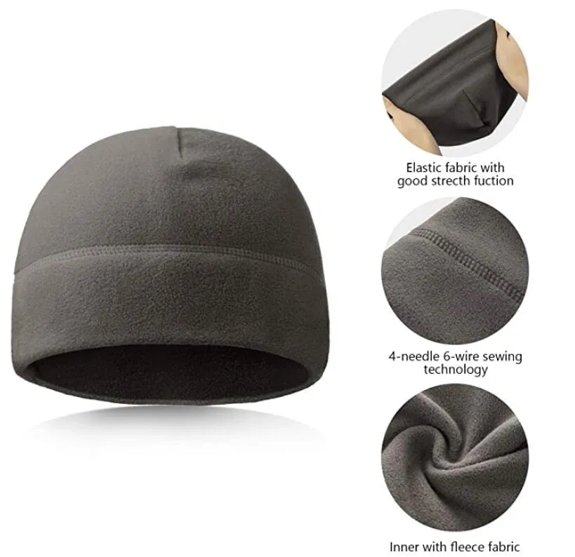 Fleece Beanie Warm Skull Cap 7