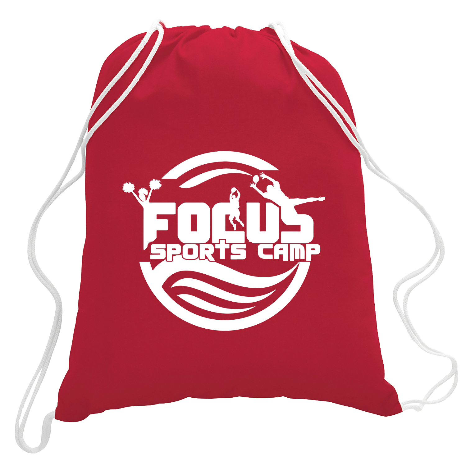 5.5 oz. Cotton Canvas Drawstring Backpack 8