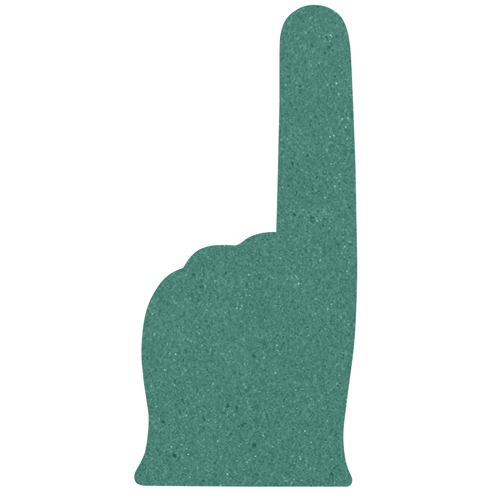 8" Classic #1 Finger Foam Mini 7