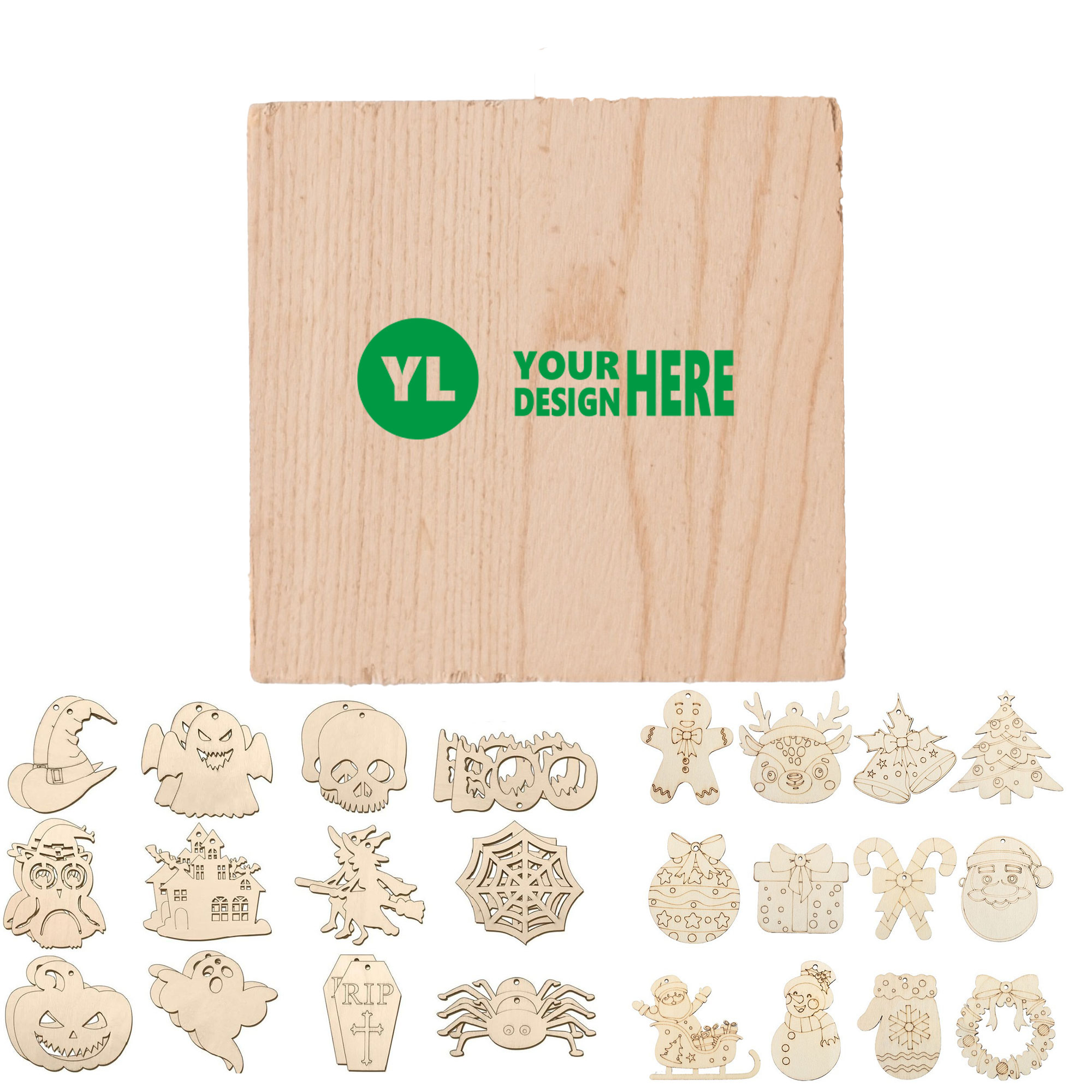DIY Festive Party Decor Wooden Cutouts 2