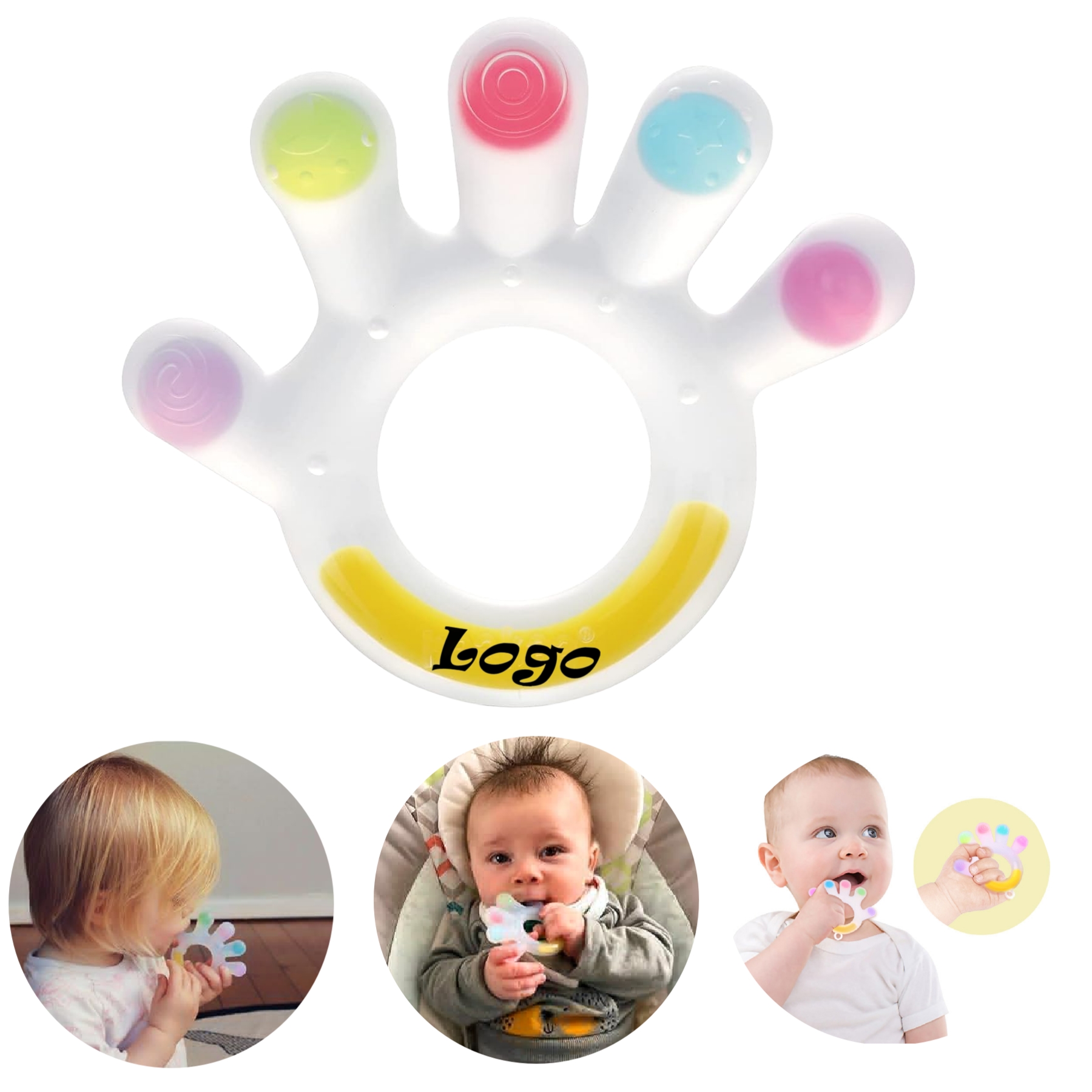 Soft Silicone Baby Soothing Teether Pacifier 2