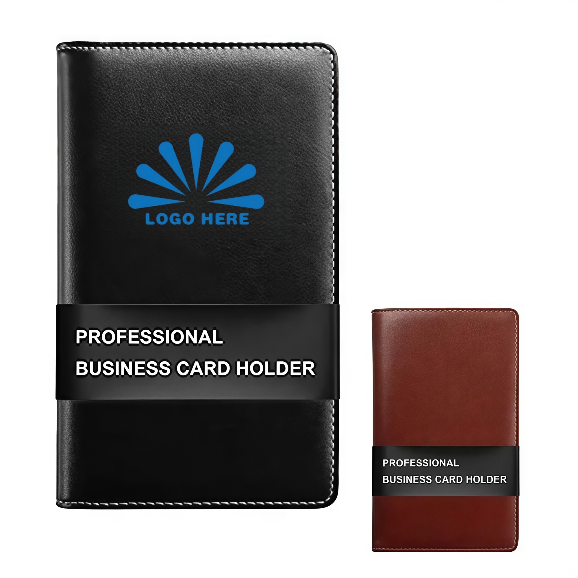 Leather Professional Business Card Book Holder 2
