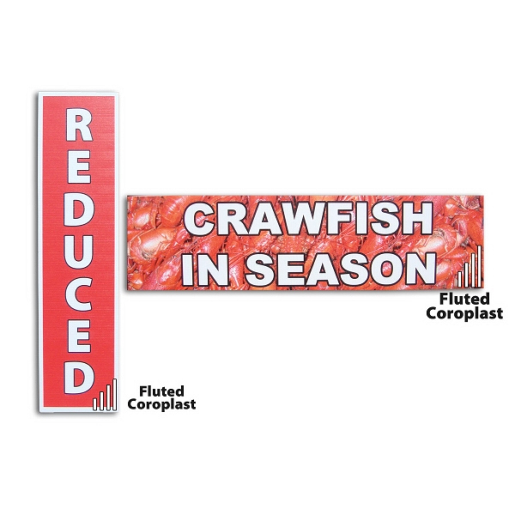 6" x 24" / 24" x 6" 4mm Coroplast™ Sign 1
