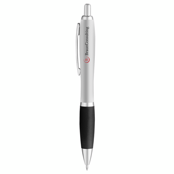 Curvaceous Matte Silver Ballpoint 74