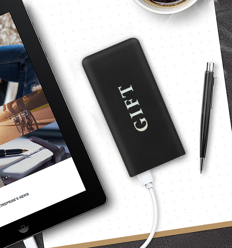 Slim Power Bank with Light up Logo 7