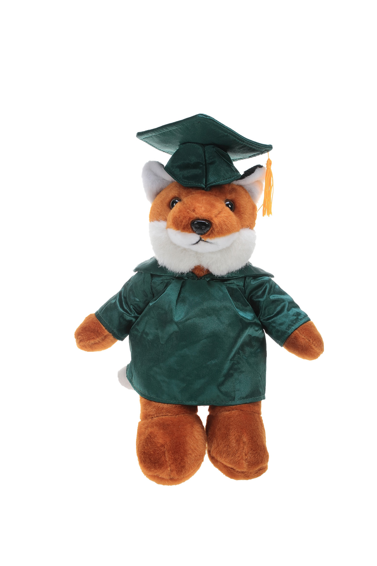Soft Plush Fox in Graduation Cap & Gown Stuffed Animal 2