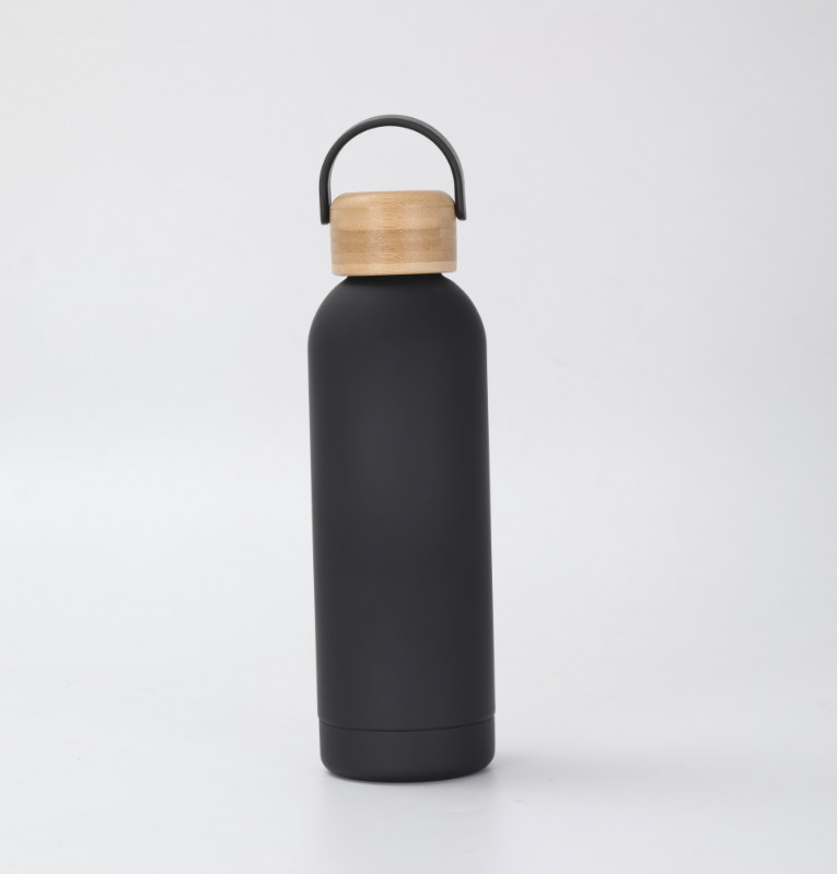 17 OZ Water Bottle with Bamboo Lid 2