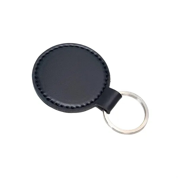 Circle leather key tags 5