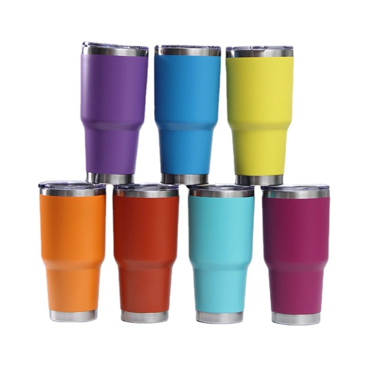 30Oz Insulated Tumbler With Lids Coffee Cup 3