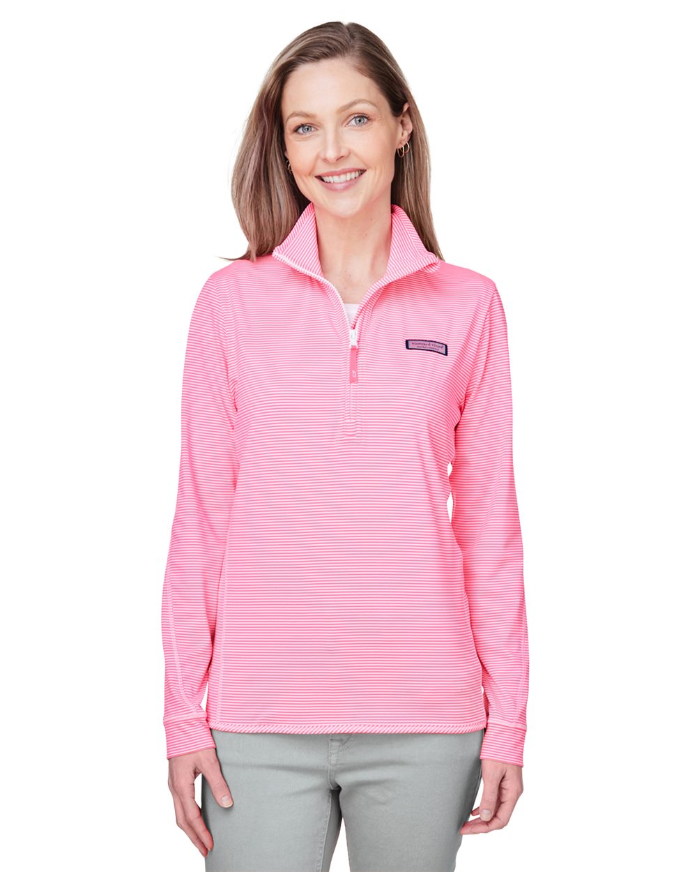 Women's Microstripe Sankaty Half-Zip Pullover - K002521 40