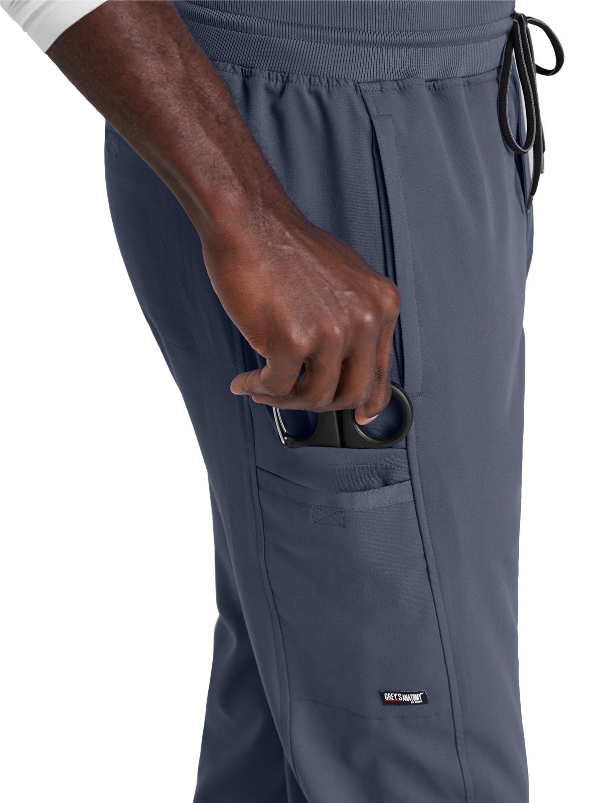 Grey's Anatomy Spandex Stretch - Men's Six-Pocket Straight leg Hudson Scrub Pant 21