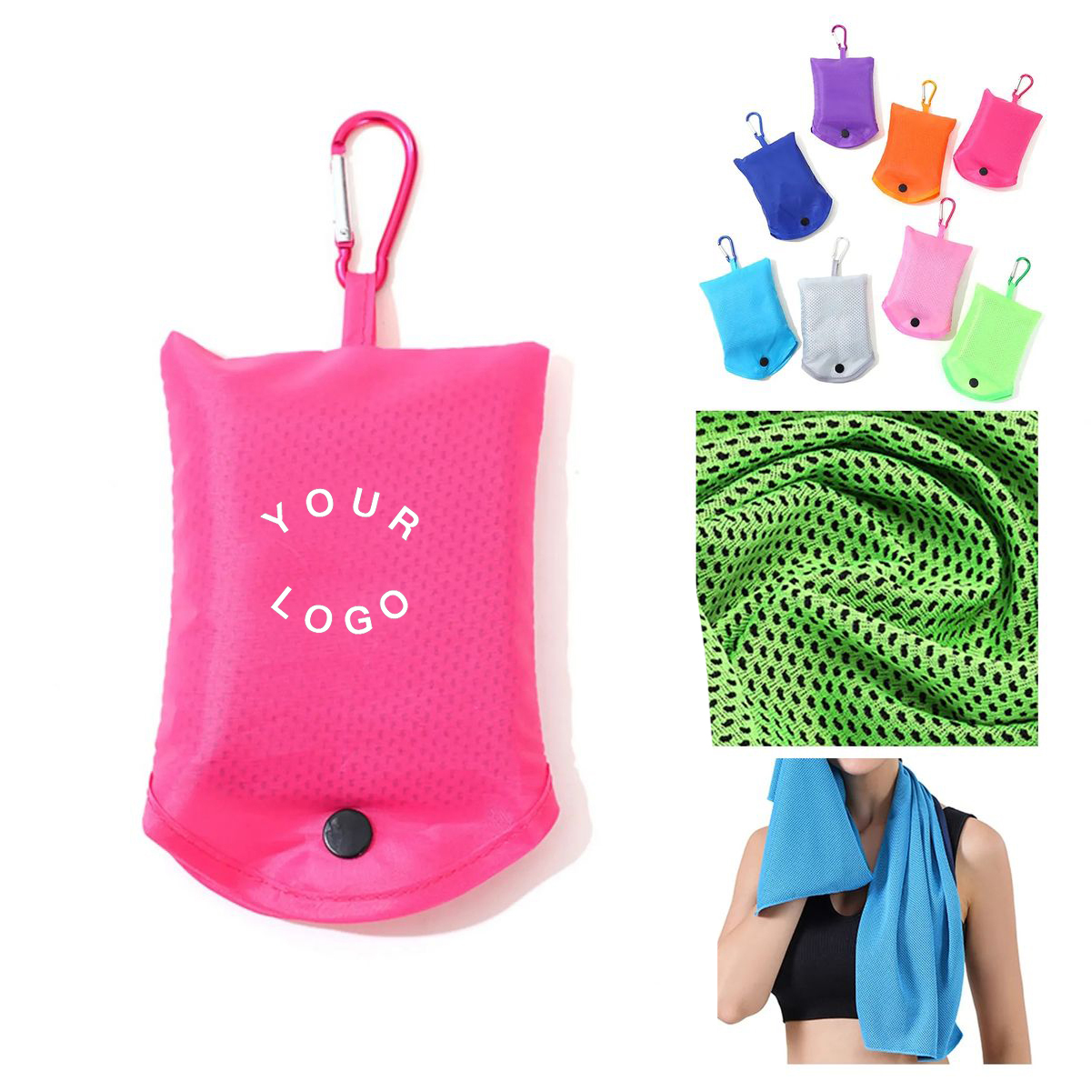 Polyester Moisture Wicking Fitness Towel 3