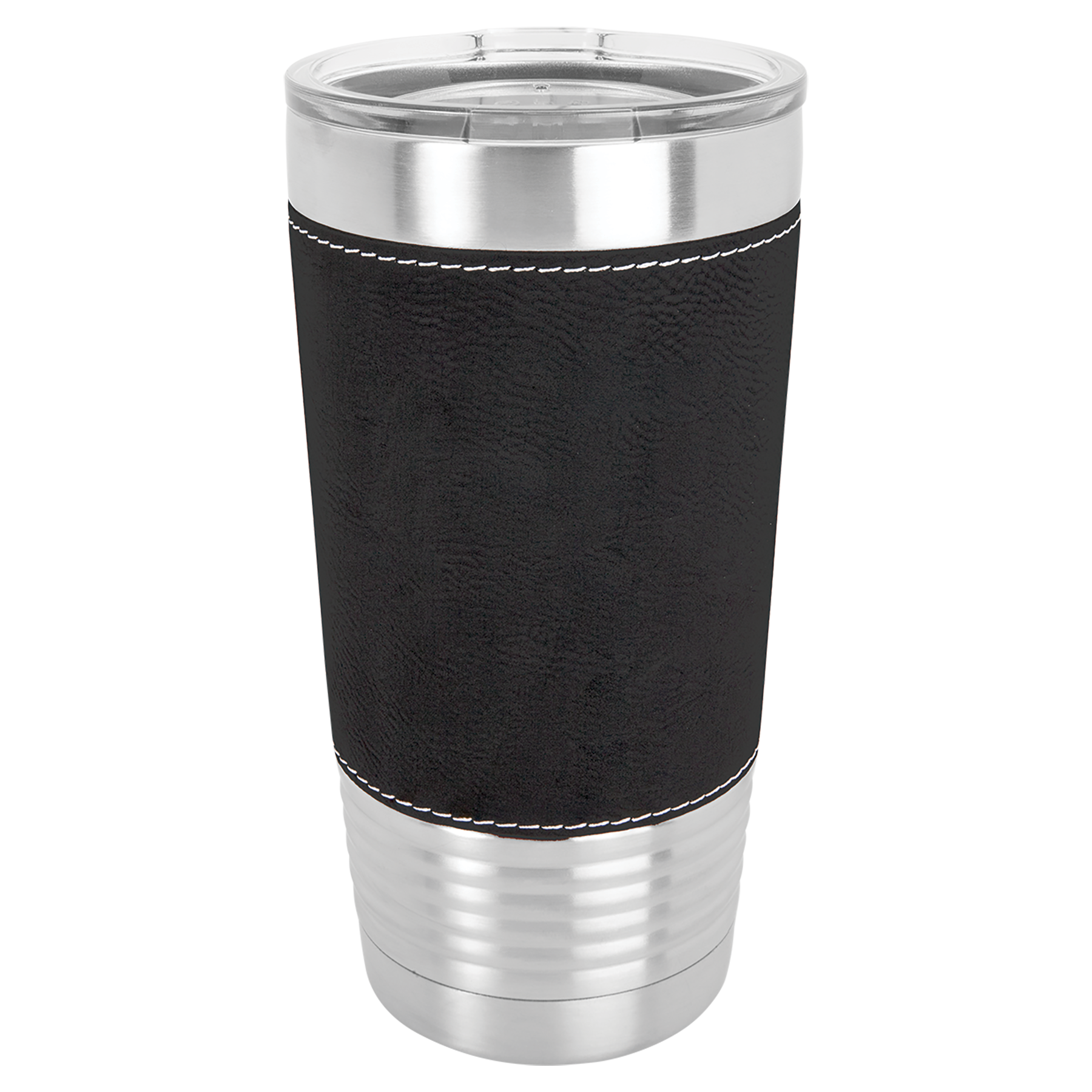 20 oz Laserable Leatherette Polar Camel Tumbler w/ Clear Lid 16