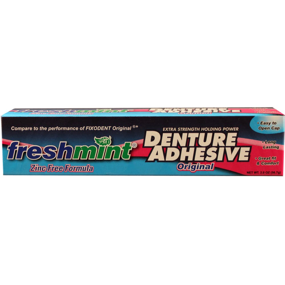 Denture Adhesive Tubes - 2.0 oz Zinc Free 1