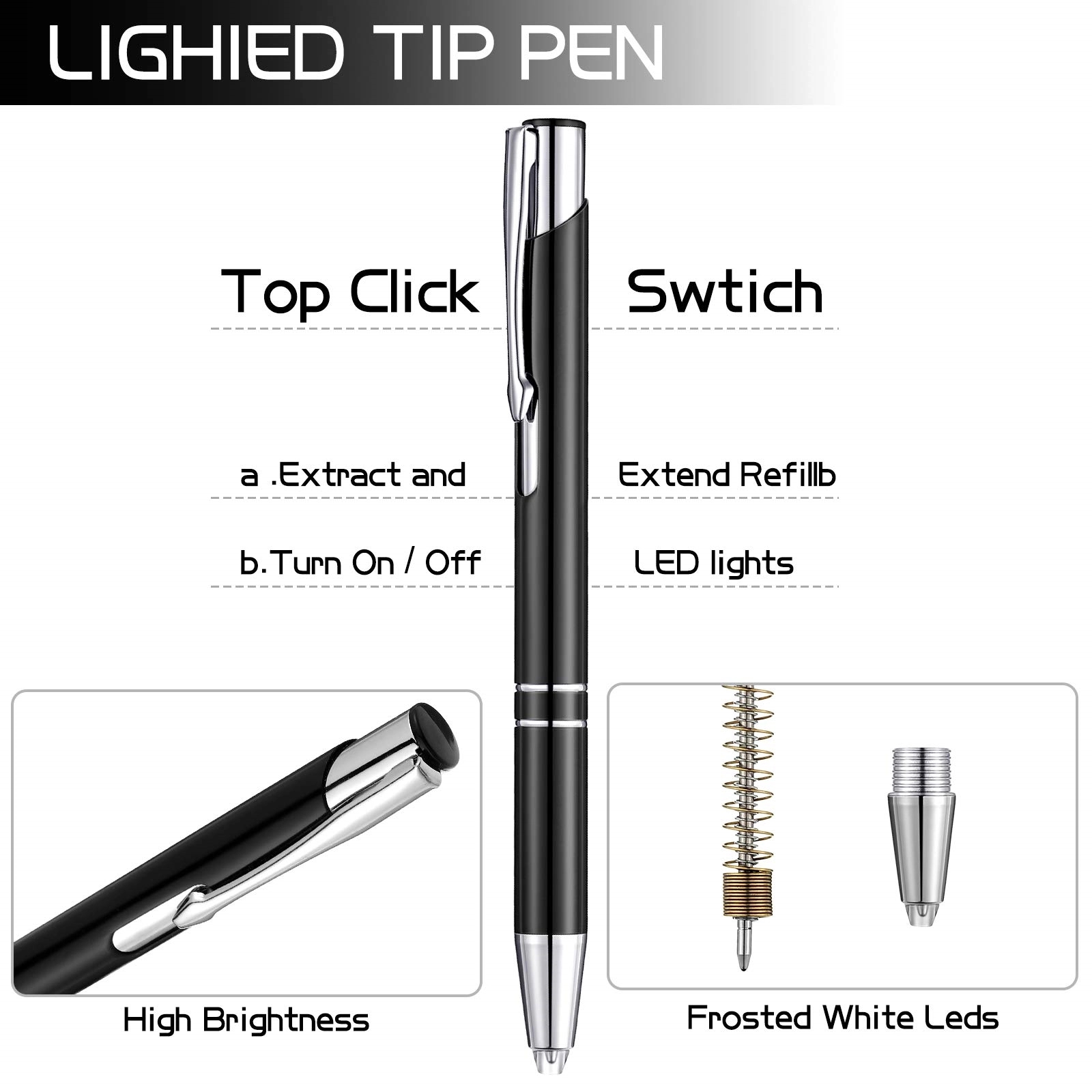 Led Light Ballpoint Pen 5