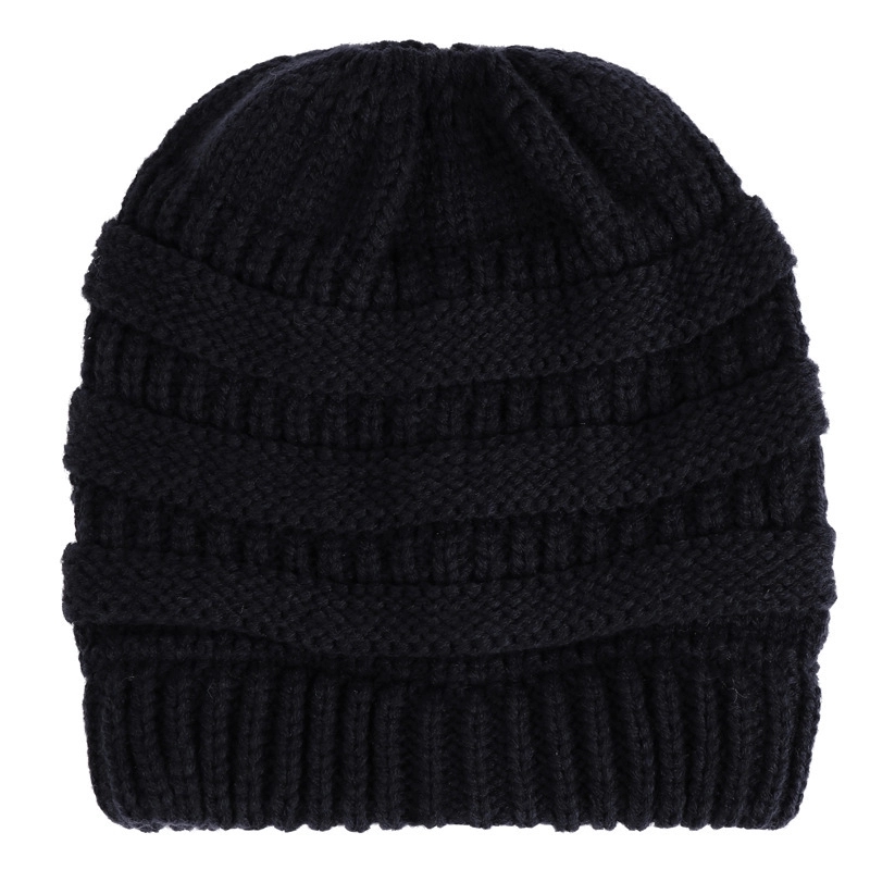 Acrylic Knitted Ponytail Beanie 5