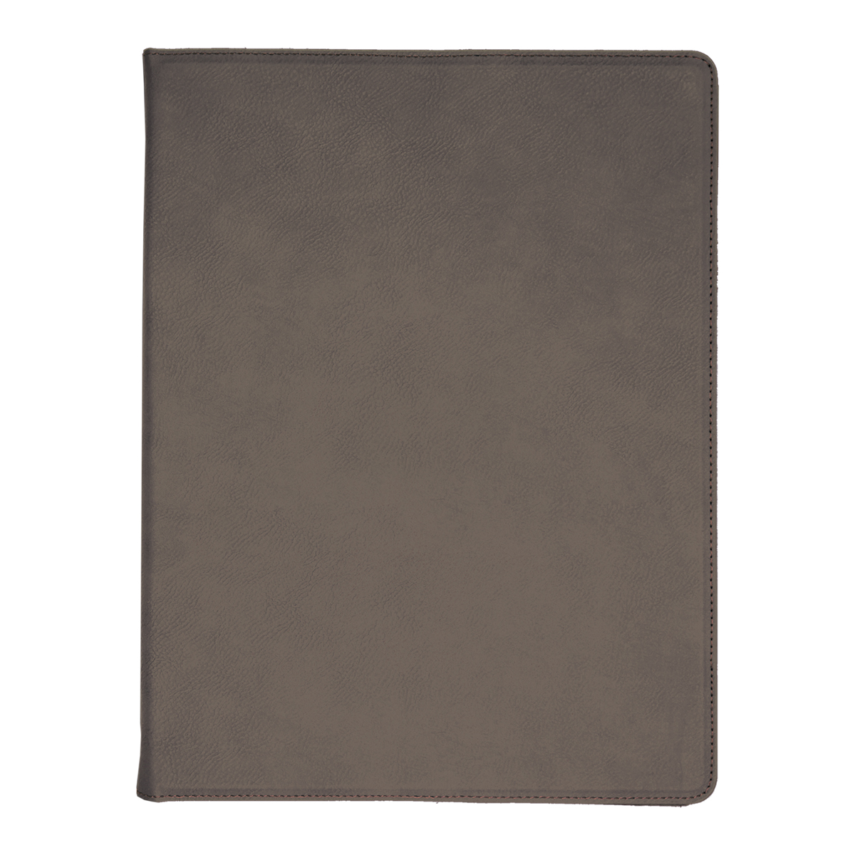9" x 12" Leatherette Gray Portfolio 3