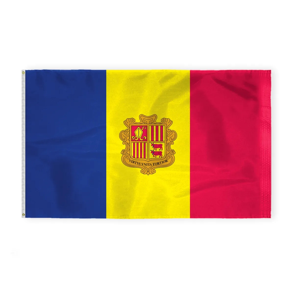 World Flag - Andorra with Seal 9