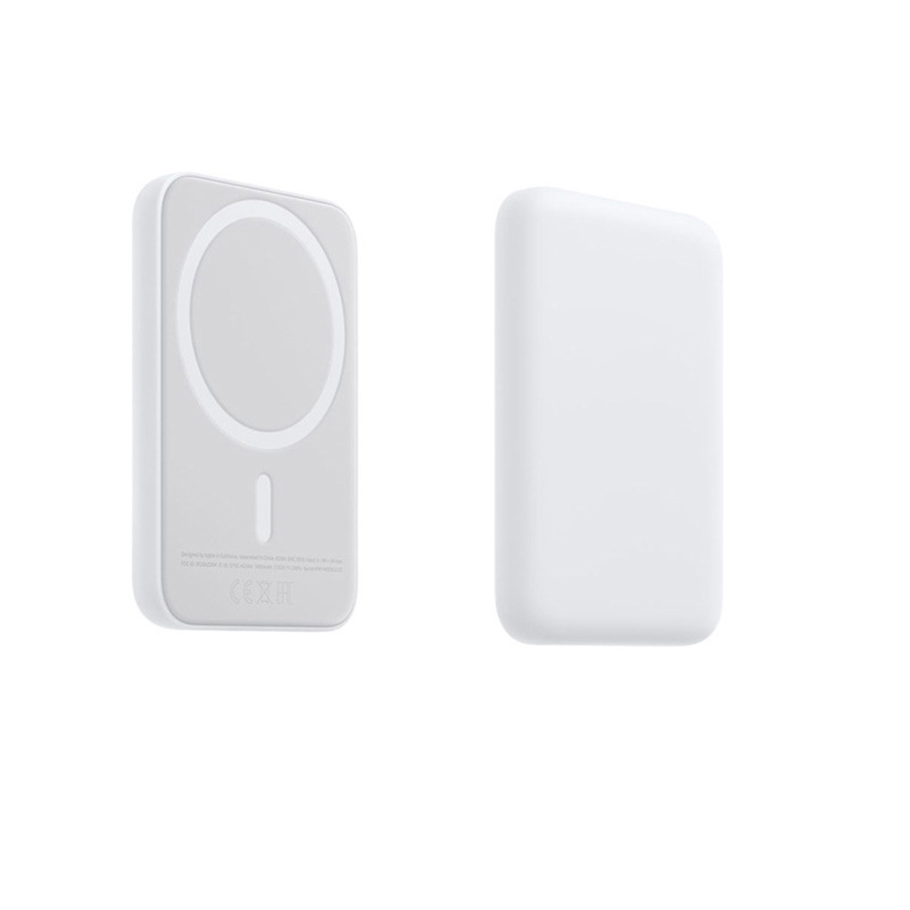 White Mini Moblie Phone Wireless Charger 3