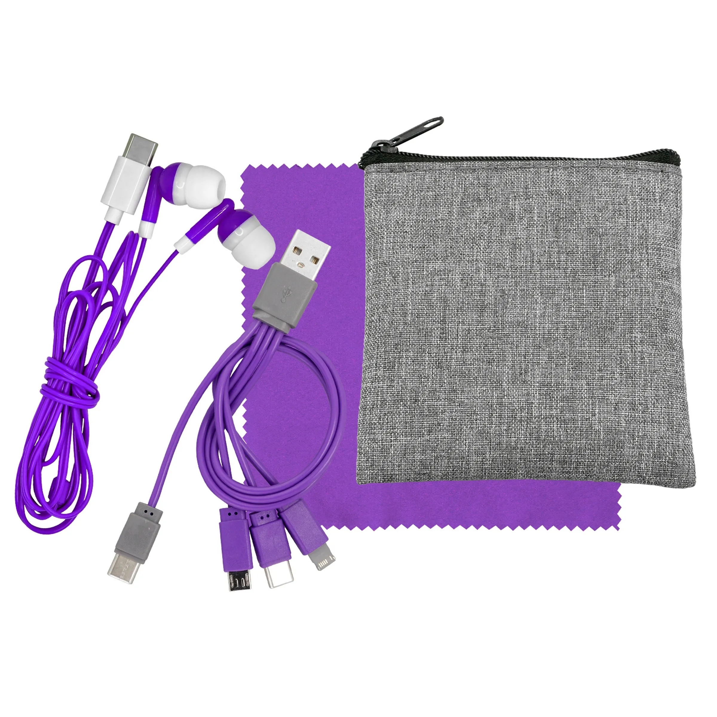 RECYCLED COLORFUL TRAVEL KIT 8