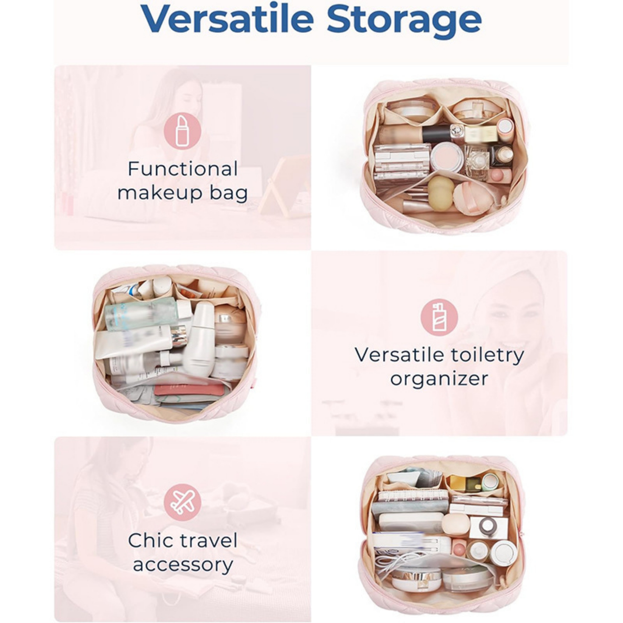 Puffy Padded Make Up Bag 3