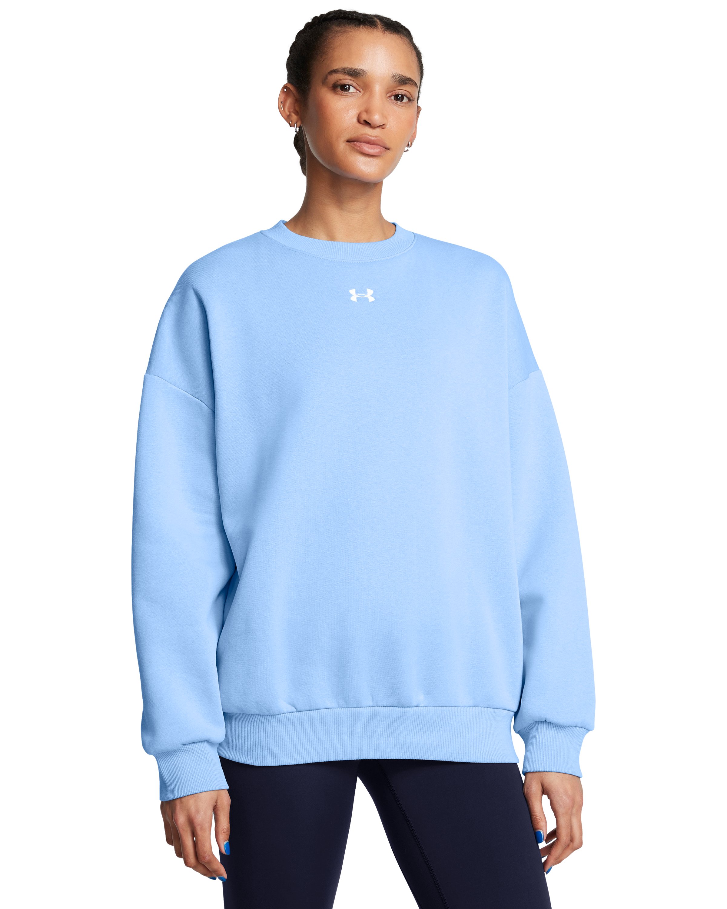 UA Rival Fleece Women's Oversized Crew 5