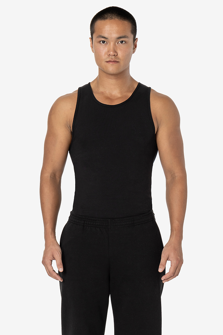 2x1 Cotton Spandex Rib Tank 1