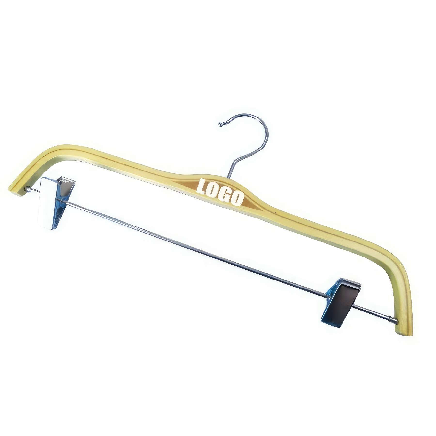 Solid Birch Wood Suit Clothes Wardrobe Closet Hanger 1