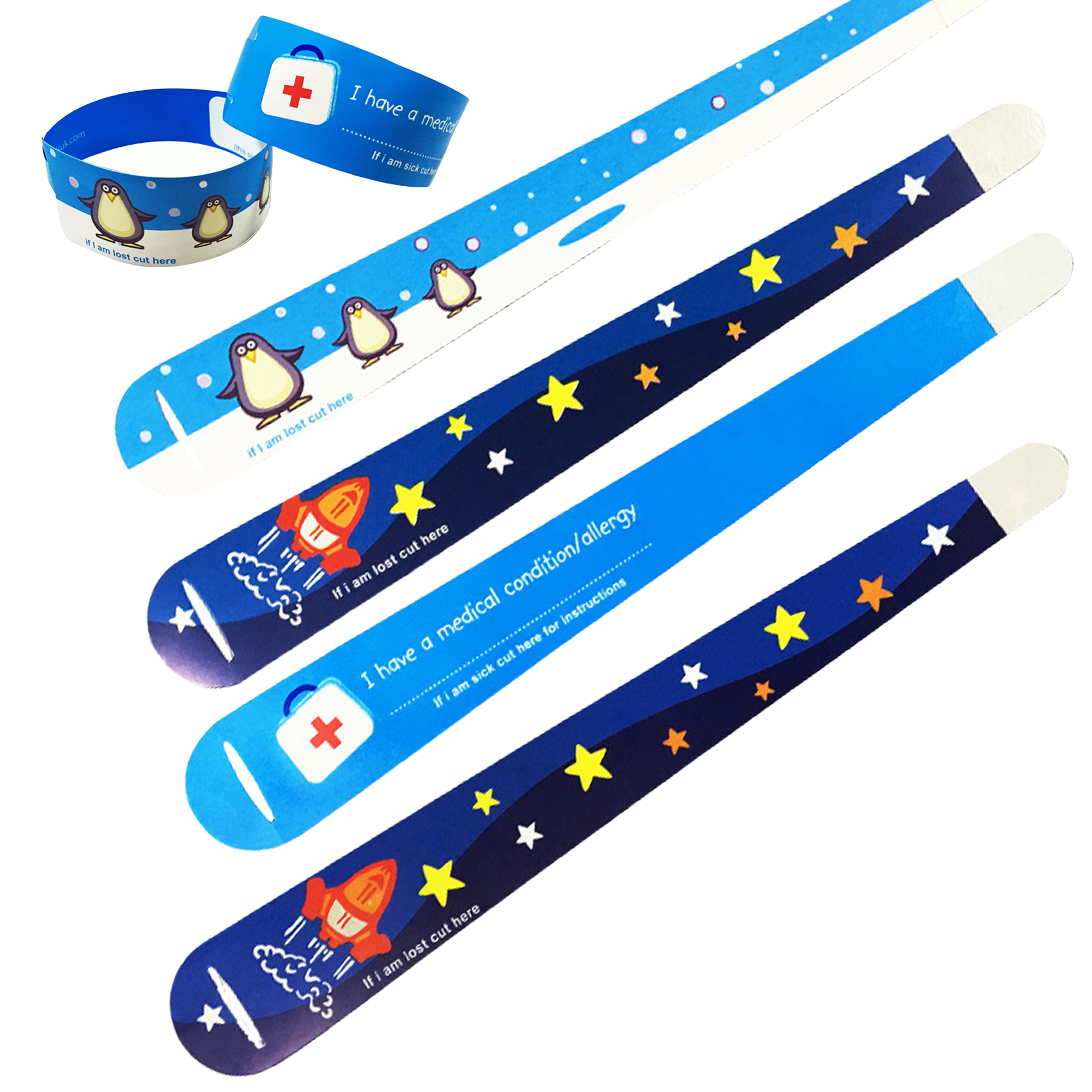 Kids' Safety Wristbands for Events MOQ50 1