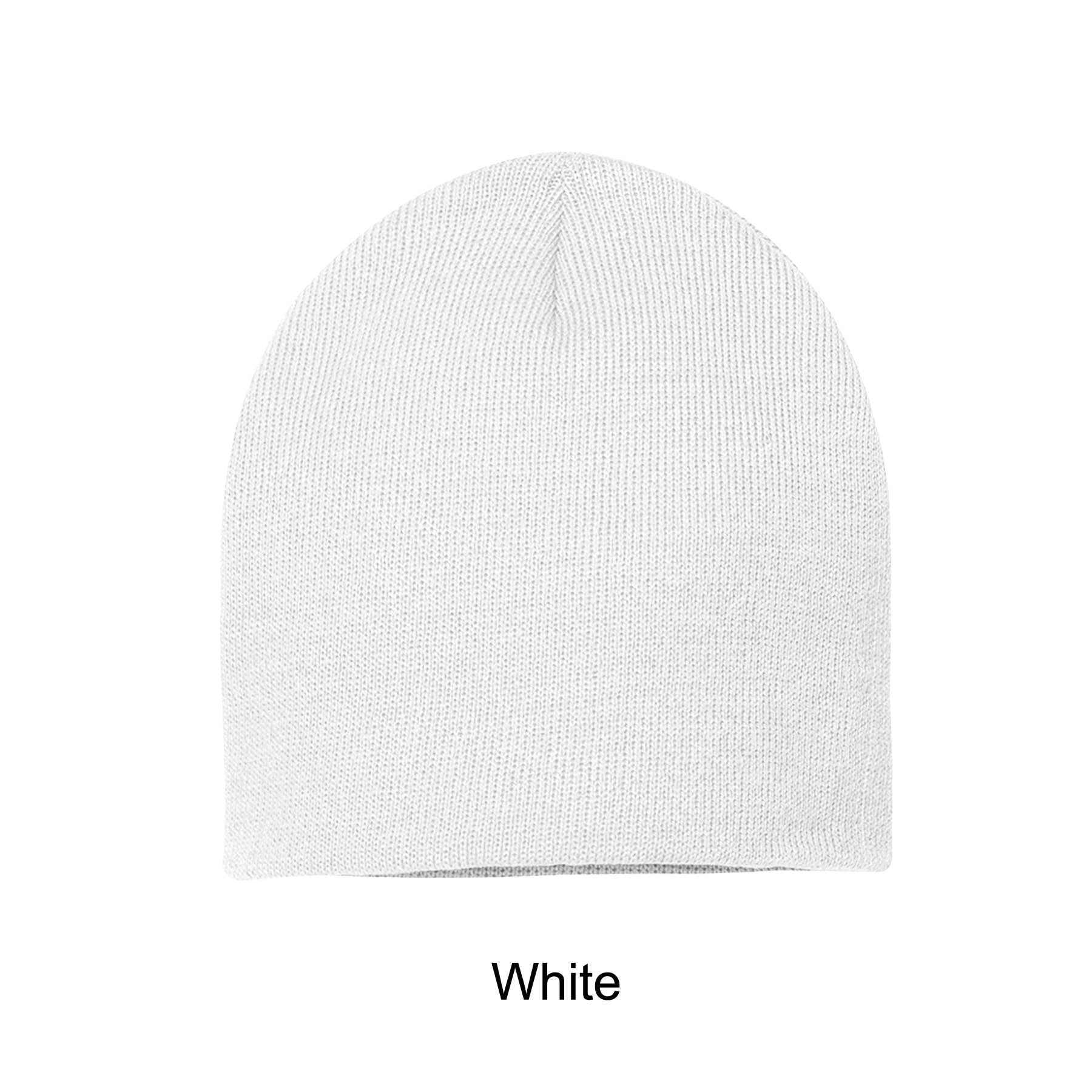 8" High Acrylic Beanie Cap 1