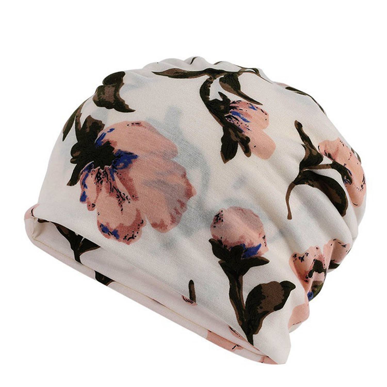 Women's Soft Stylish Acrylic Caps w/ Floral Print 6