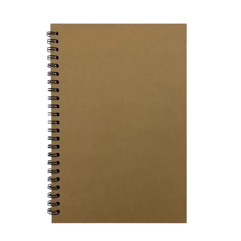A5 Kraft Cover Spiral Lined Notebook 6