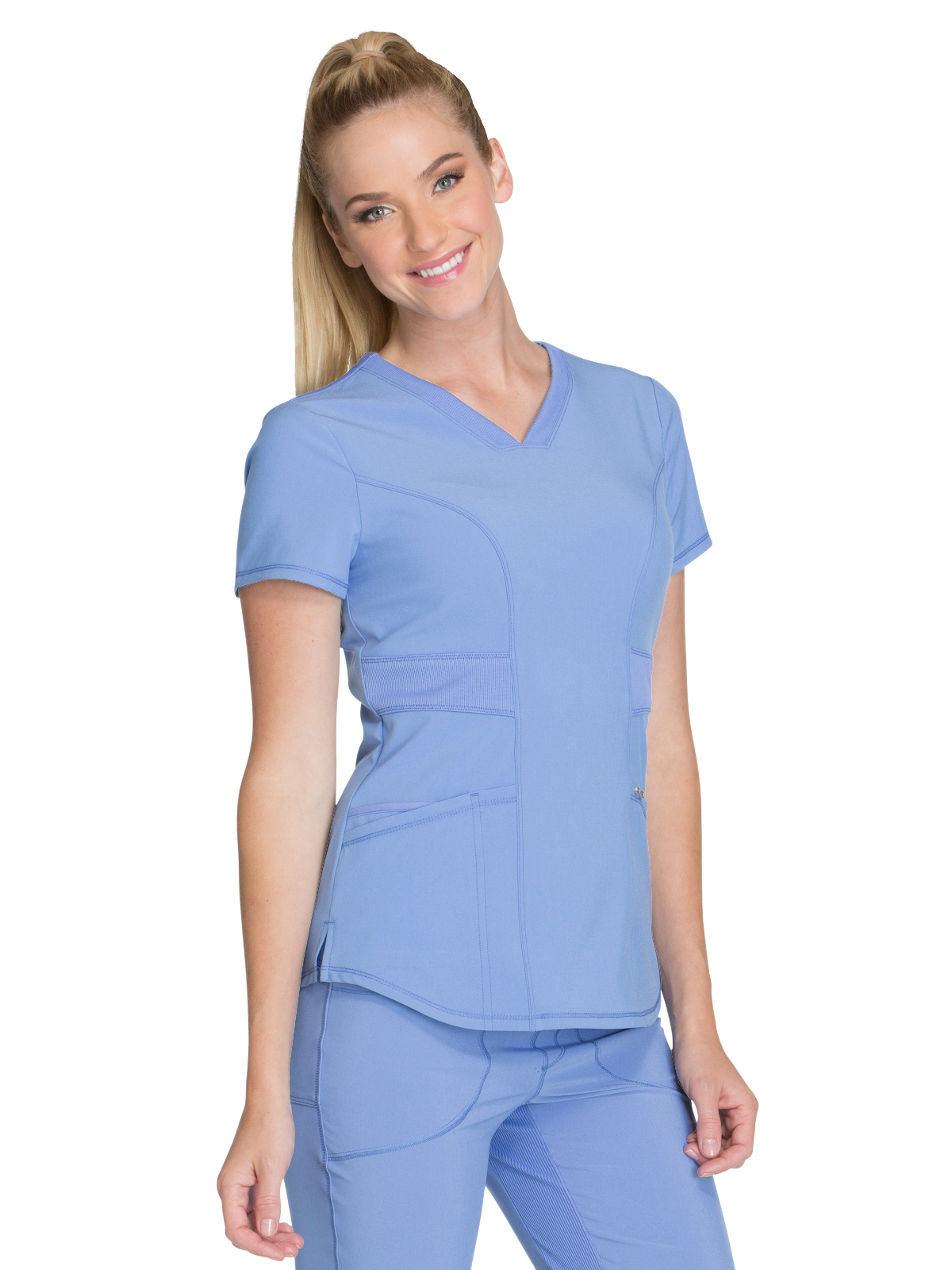 Infinity - Women's 3 Pocket V-Neck Top 2