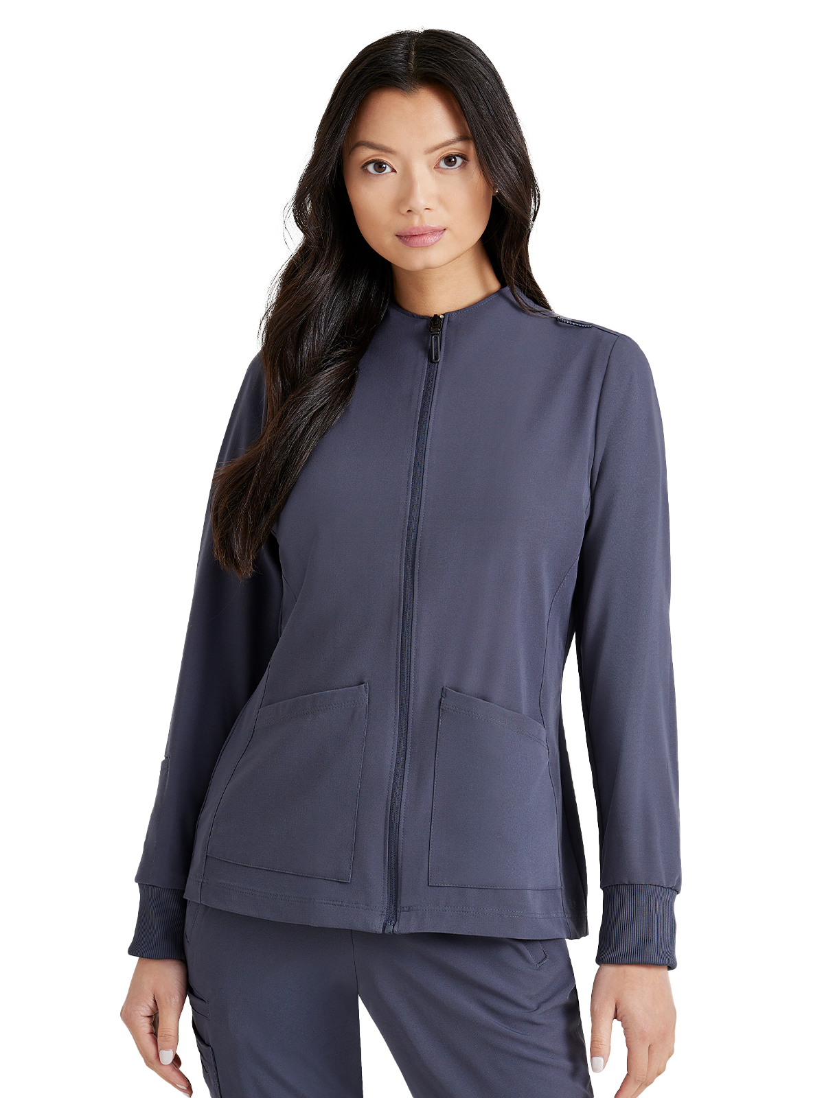 Barco Unify - Women's Three-Pocket Zip-Up Team Warm-Up Scrub Jacket 12