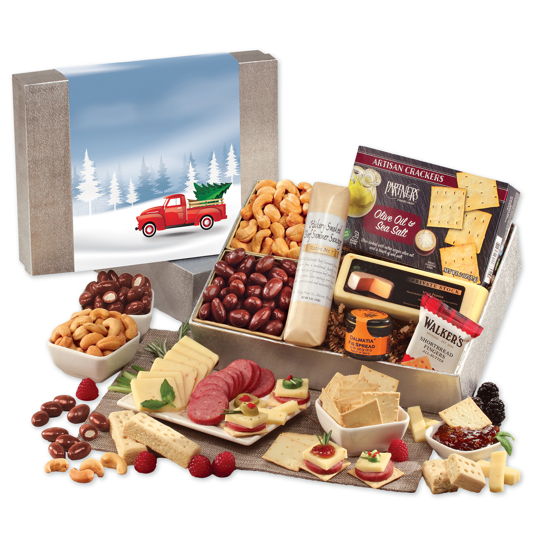 Shelf Stable Snacking Smorgasbord with Red Truck Sleeve 2