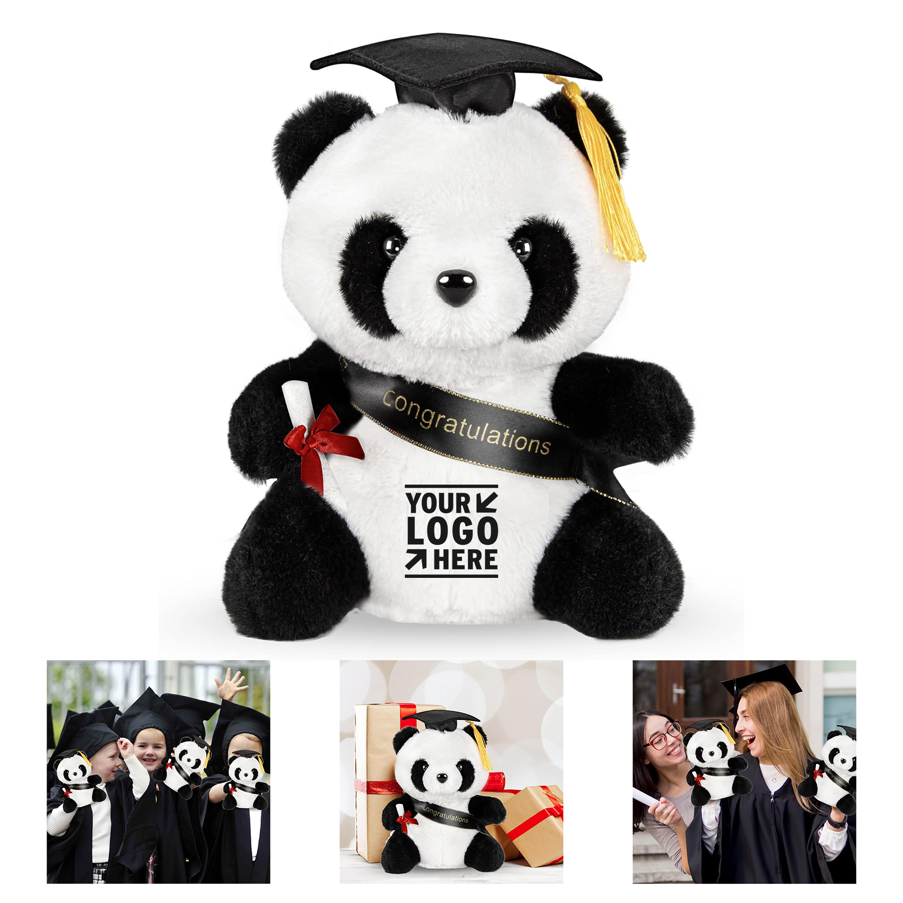 Graduation Plush Panda Bear 2
