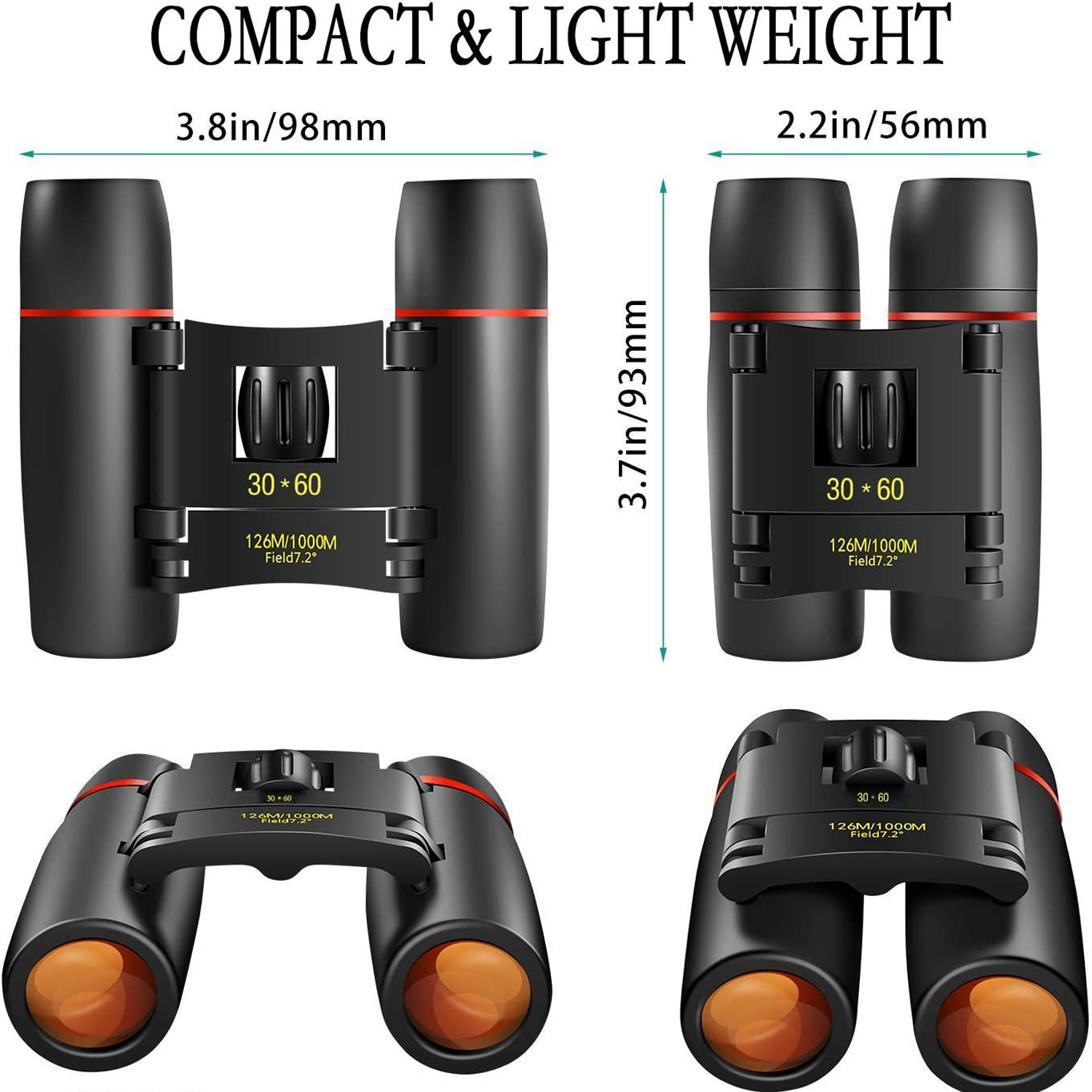 Foldable Plastic Binoculars 3