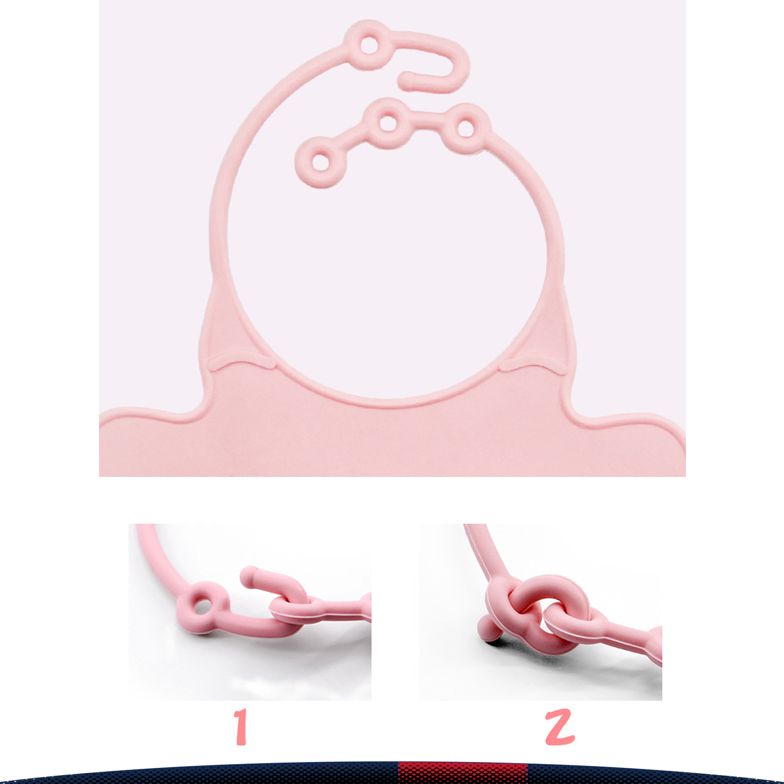 Waterproof Silicone Baby Bibs 3